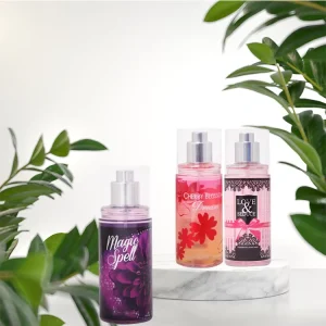 Top Sale Women’s Perfume Newest Design Private Label Body Mist Shinning Shimmer with Best Natural Organic Ingredients