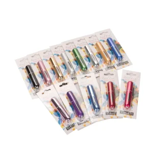Travel Essential Aluminum Perfume Bottles Leak Proof Portable Pump Sprayer UV Coated Packaging for Perfumes & Essential Oils