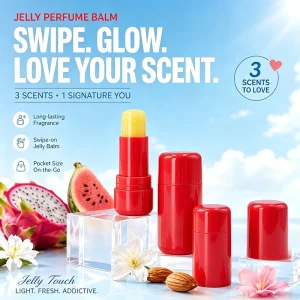 Travel Friendly Eco Friendly Long Lasting Fragrance Eau De Parfum Jelly Solid Perfume Balm Stick