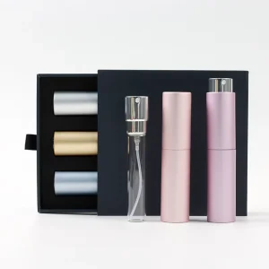 Travel Size 5ml 8ml 10ml Perfume Spray Bottle Box Empty Perfume Bottle 5ml Personalised Perfume Bottle with Box