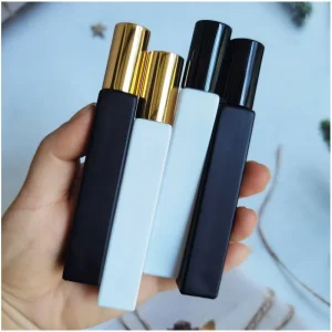 Travel Size Perfume Bottle 10ML Small Empty Glass Portable Refillable Perfume Pump Sprayer Bottle