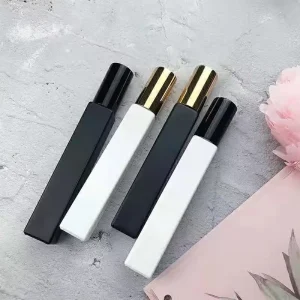 Travel Size Perfume Bottle 10ml Small Empty Glass Portable Refillable Perfume Pump Sprayer Bottle