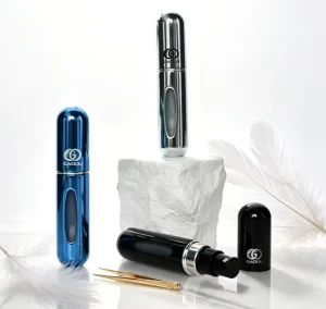 Travel Spray Bottle Mini 5ML8ML Refillable Perfume Bottle with Window Screen Printing Travel Spray Portable Dispenser Bottle
