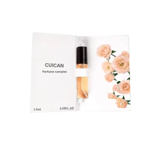 Traveling Sample Perfume Glass Bottle 1ml 2ml 3ml Empty Bottle for Perfume Packaging with Custom Card