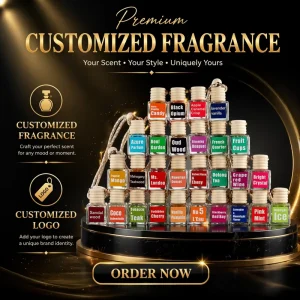 Ultra-high-concentration Glass Car Perfume Pendant Premium Long-lasting Aromatherapy Diffuser Hanging Fragrance Eliminate Odors