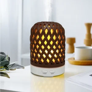 Ultrasonic LED Light Car Aroma Diffuser Resin Material Essential Oil Perfume Air Aromatherapy Household