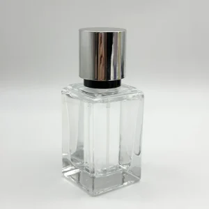 Unique Crystal Luxury Empty Square Perfume Bottle 30ml Spray Glass Bottles for Perfume