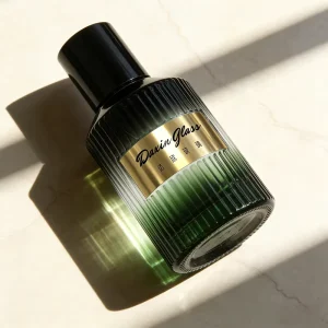 Unisex Customize Color Cylinder Shape Perfume Spray Glass Bottles 30ml 50ml 100ml with Fine Mist Sprayer and Metal Label
