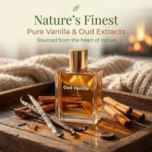 Unisex Oud Vanille EDP Perfume Long Lasting Woody Vanilla Scent Luxury Arabic Fragrance