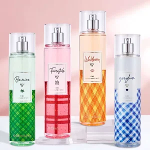 WY 236ML Flower Season Body Spray Perfume Classic Plaid Violet Musk Lasting Fragrance Women’s Perfume