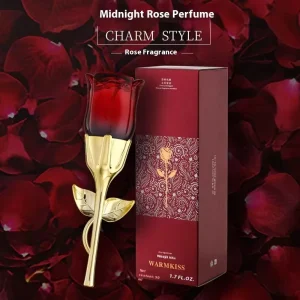 Warmkiss Midnight Rose Women’s Perfume Long Lasting Modern Floral Fragrance Body Mist Fresh Romantic Daily Use Spray Gift