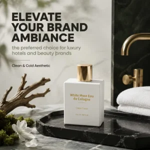 White Moss Eau De Parfum Unisex Fresh Citrus Lavender Musk Luxury Perfume Long LastingWhite Moss