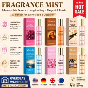 Women Fragrance Mist Set 6 Scents 100ml Long Lasting Perfume Floral Vanilla Amber Coconut Body Spray Gift Overseas Warehouse