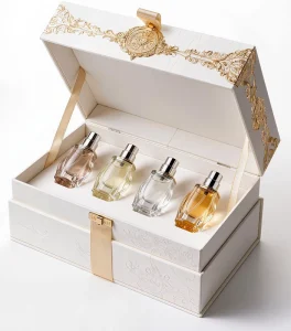 Women Perfume 4Pcs Gift Box Set Mixed Floral Scent Long Lasting Fragrance Custom Private Label OEM