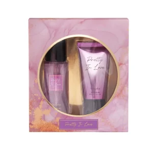 Women Perfume Gift Sets Travel Size Mini Fragrance Spray Body Mist and Body Cream Set