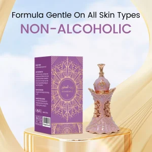 Women’s Arabic Rose Musk Perfume Oil Alcohol Free Floral Perfume with Dip Stick Long Lasting Fragrance in Stock