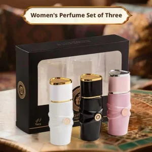 Women’s Long-Lasting Arabic Perfume Gift Set with Custom Design Packaging Box