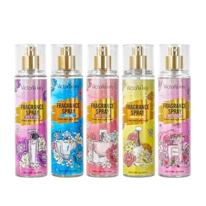 Women’s Long Lasting Rose Scented Alcohol Free Perfume Spray Set