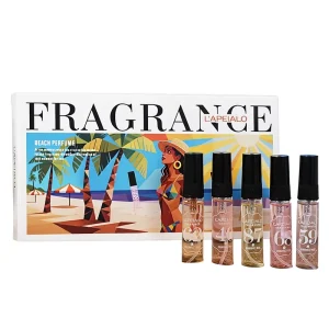 Women’s Perfume Five Piece Set with Magnolia & Fruity Scent Long Lasting Fragrance Regular Size