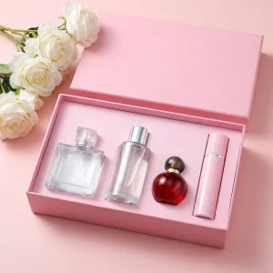Women’s Perfume Set with Glass Bottles Long Lasting Fresh Fragrance for Multiple Occasions in Stock Factory Direct Sales