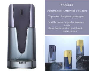 ZUOFUN Charming Men’s Spray Perfume in Glass Bottle