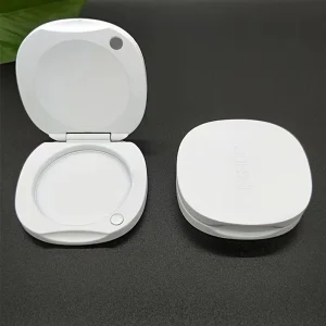 Zinc Alloy Solid Perfume Balm Container Unisex Flip Top Magnetic Lid Perfume Balm Box Cosmetic Solid Perfume Case
