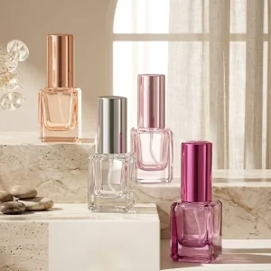 frasco de perfume 5ml 0.17oz colored cube thick glass mini perfume bottles mini perfume bottle glass