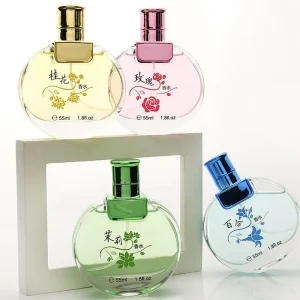 Women’s High-Quality Long-Lasting Perfume with Osmanthus, Rose, Jasmine, and Lily Fragrance, Box Packaging
