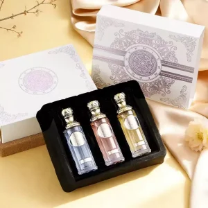 Middle Eastern Women’s Perfume Long-Lasting Three-Piece Set, Rich Oriental Fragrance, Luxury Perfume Set