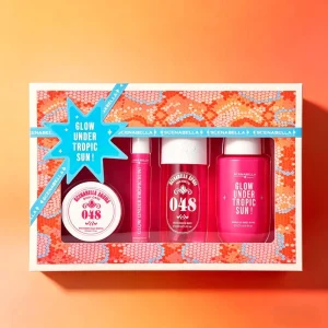 Cross-Border Perfume Set, International Trade Perfume Holiday Gift Box, Fragrance, Women’s Perfume, Body Lotion, Portable 4-Piece Set