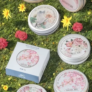 Private Label Women’s Long-Lasting Solid Perfume, Cream-Form Fragrance Oil, Body Eau de Toilette, Deodorizing Custom Perfume